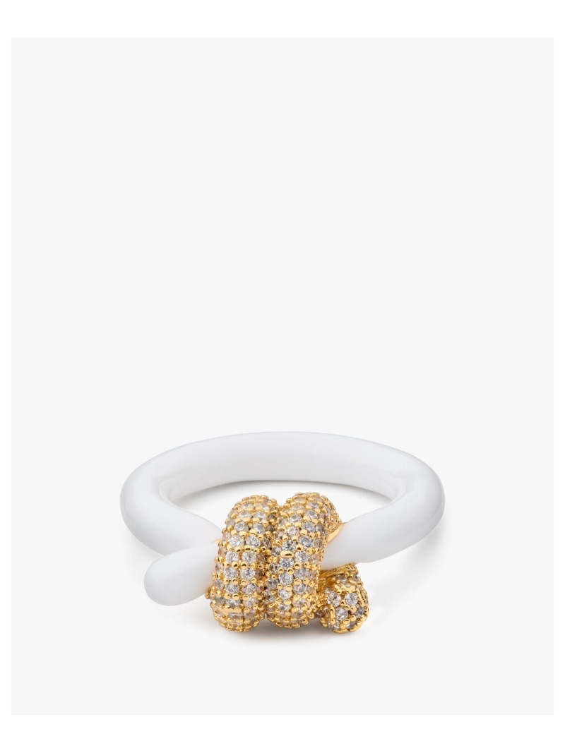 【SALE／60%OFF】ロープ アンド ノット パヴェ リング kate spade new york ケイトスペードニューヨーク アクセサリー・腕時計 ピアス【RBA_E】【送料無料】[ Fashion]