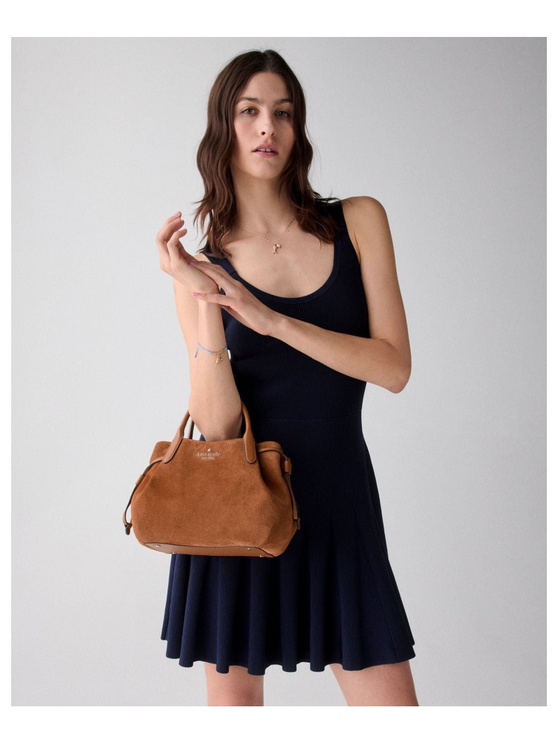 【公式】ダンプリング スエード スモール サッチェル バッグ kate spade new york ケイトスペードニューヨーク バッグ ハンドバッグ【送料無料】[ Fashion]｜kate spade new york