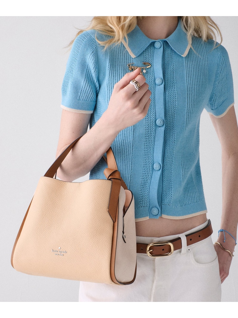 【SALE／50%OFF】【公式】ノット カラーブロック コンバーチブル キャリーオール kate spade new york ケイトスペードニューヨーク バッグ ショルダーバッグ【RBA_E】【送料無料】[ Fashion]