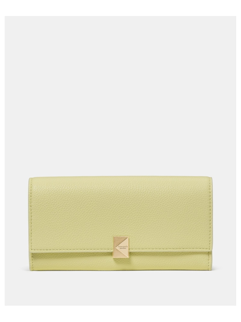 【公式】デコ ラージ フラップ ウォレット kate spade new york ケイトスペードニューヨーク 財布・ポーチ・ケース 財布 グリーン【送料無料】[ Fashion]