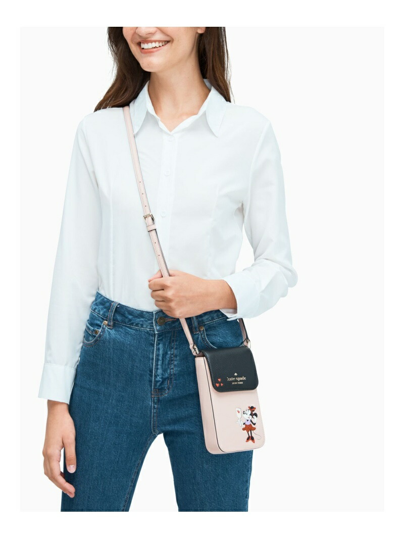 【楽天市場】【SALE／50OFF】ディズニー x ケイト・スペード ニューヨーク ミニー NS フォン クロスボディ kate spade