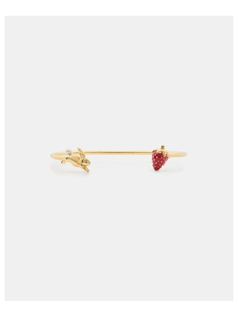 【公式】シークレット ガーデン ストロベリー カフ kate spade new york ケイトスペードニューヨーク アクセサリー・腕時計 ブレスレット・バングル レッド【送料無料】[ Fashion]