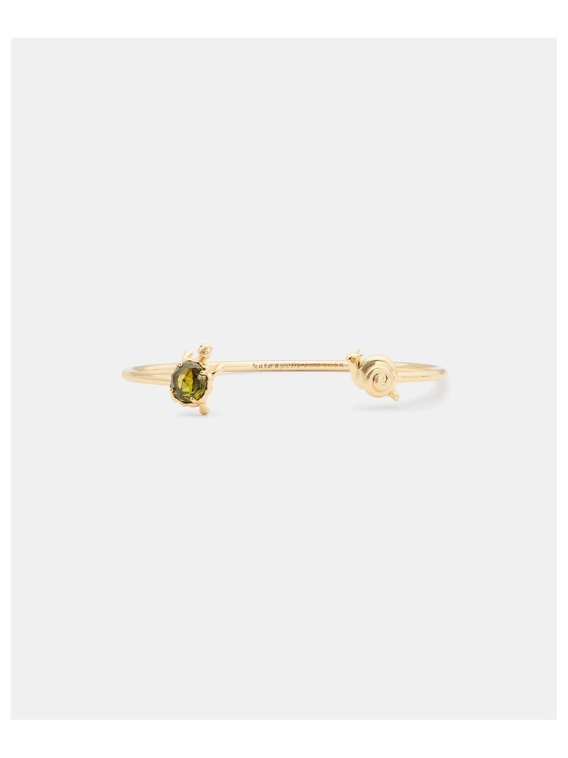 【公式】シークレット ガーデン タートル カフ kate spade new york ケイトスペードニューヨーク アクセサリー・腕時計 ブレスレット・バングル グリーン【送料無料】[ Fashion]