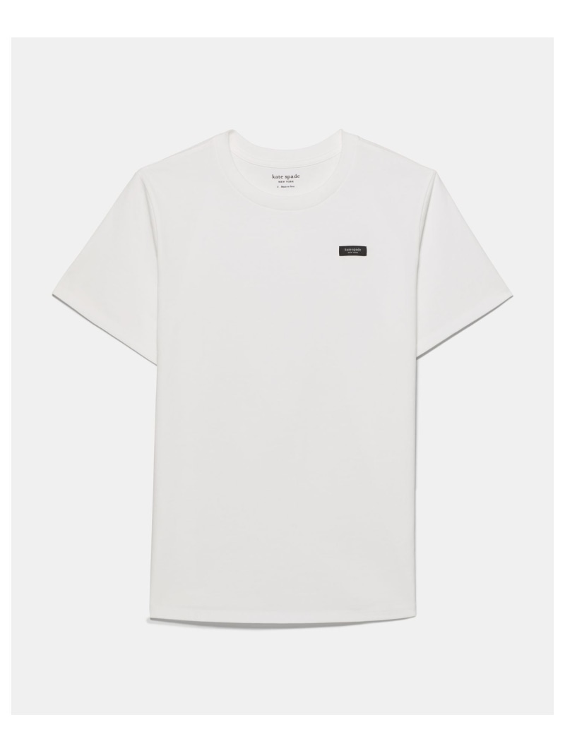【公式】エッセンシャル ロゴ Tシャツ kate spade new york ケイトスペードニューヨーク トップス カットソー・Tシャツ ホワイト【送料無料】[ Fashion]