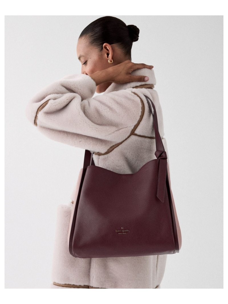 【SALE／60%OFF】【公式】ノット カラーブロック ラージ キャリーオール kate spade new york ケイトスペードニューヨーク バッグ ショルダーバッグ【RBA_E】【送料無料】[ Fashion]｜kate spade new york