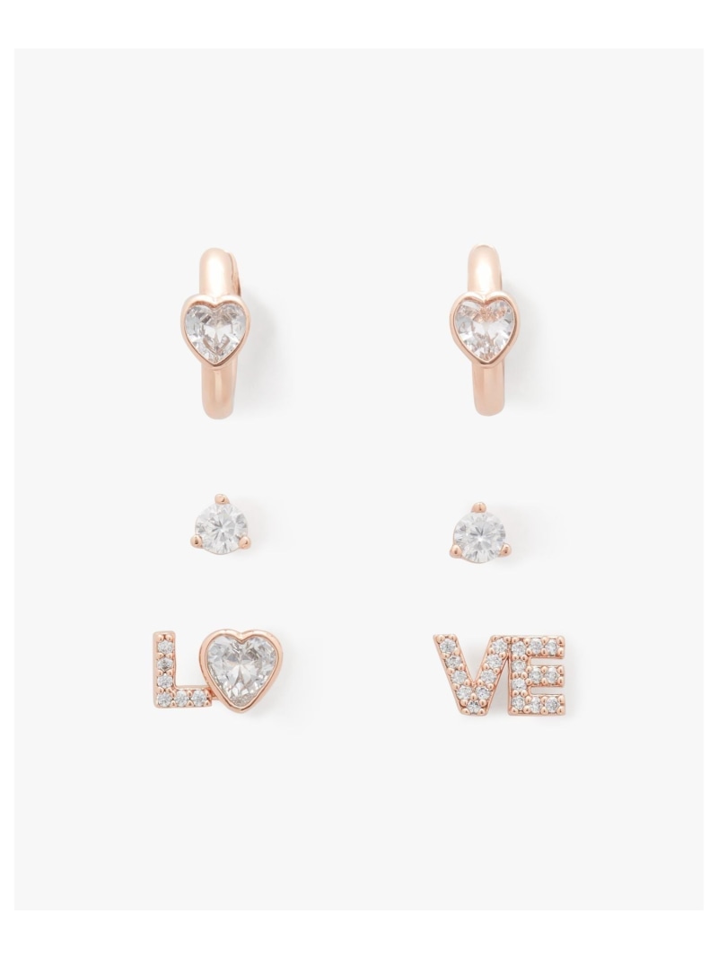 【kate spade new york】テイク ハート スタッズ テイク ハート ピアス ボックス セット ピアス & イヤリング