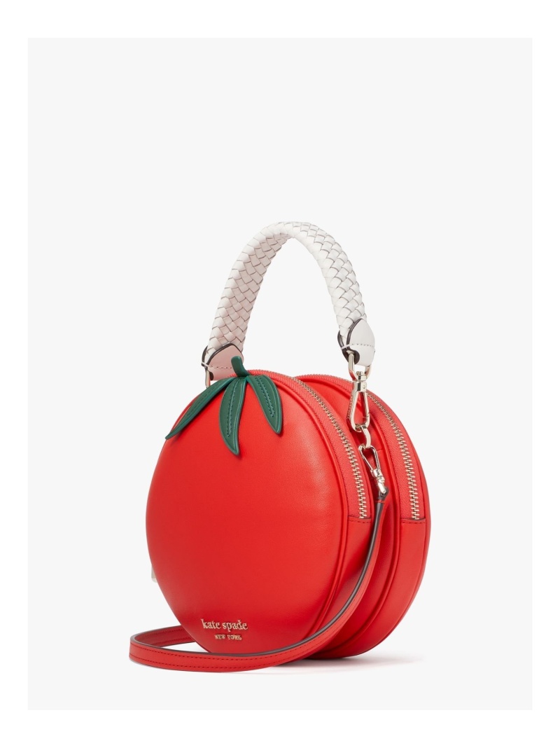 美品】kate spade ダブル ローマ トマト スモール クロスボディ-