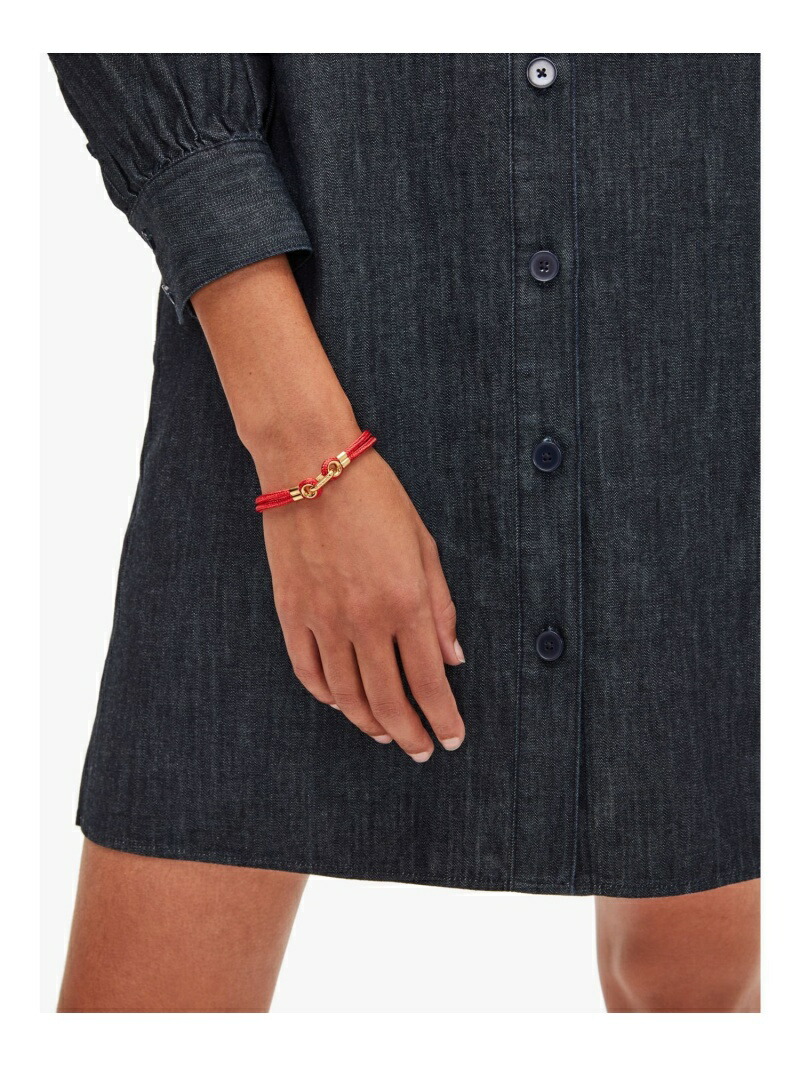 即納 最大半額 ノウ ザ ロープ コード ブレスレット Kate Spade New York ケイトスペードニューヨーク アクセサリー ブレスレット レッド 送料無料 Rakuten Fashion ポイント10倍 Roost Ae