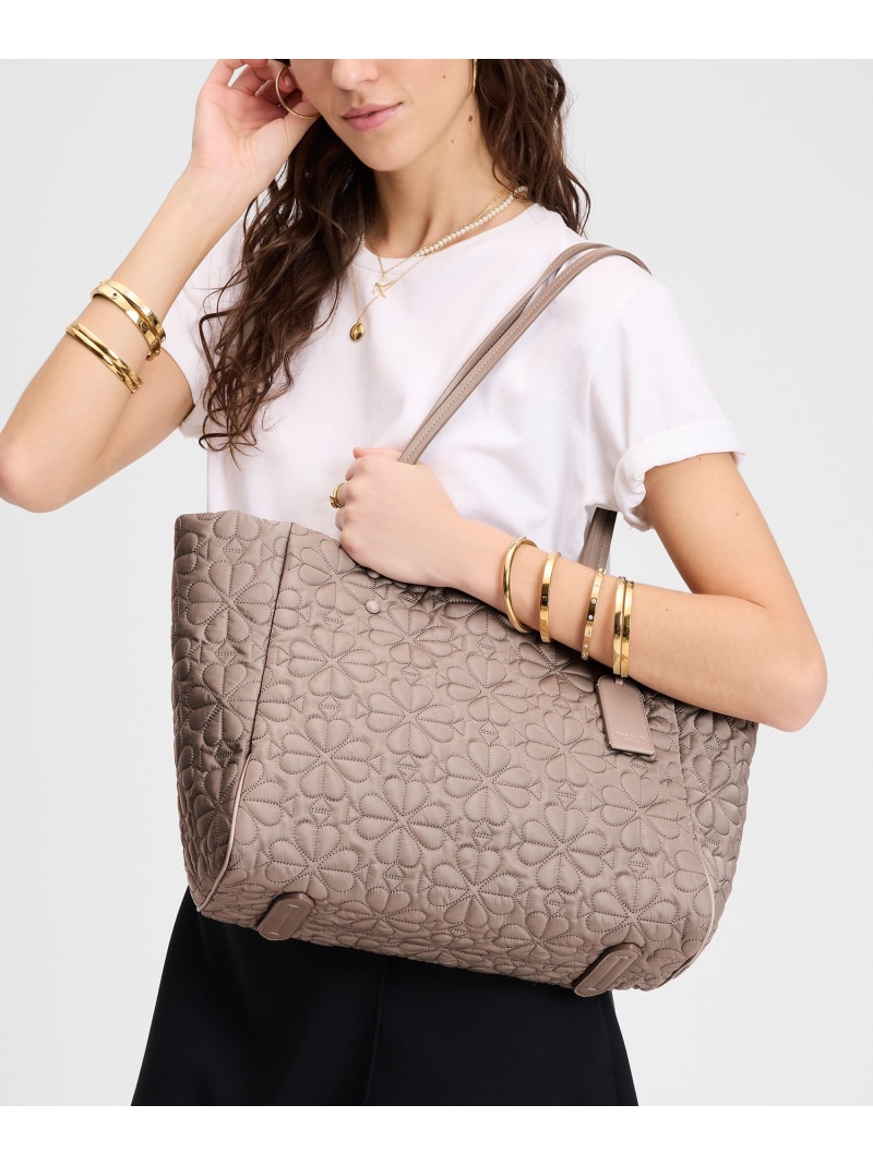 楽天市場】ティリー キルテッド スモール トート kate spade new york