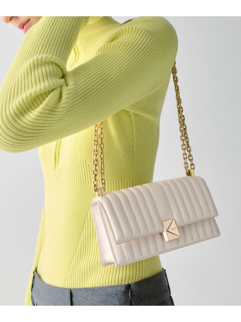 【公式】デコ キルテッド ミニ フラップ チェーン クロスボディ kate spade new york ケイトスペードニューヨーク バッグ ショルダーバッグ【送料無料】[ Fashion]
