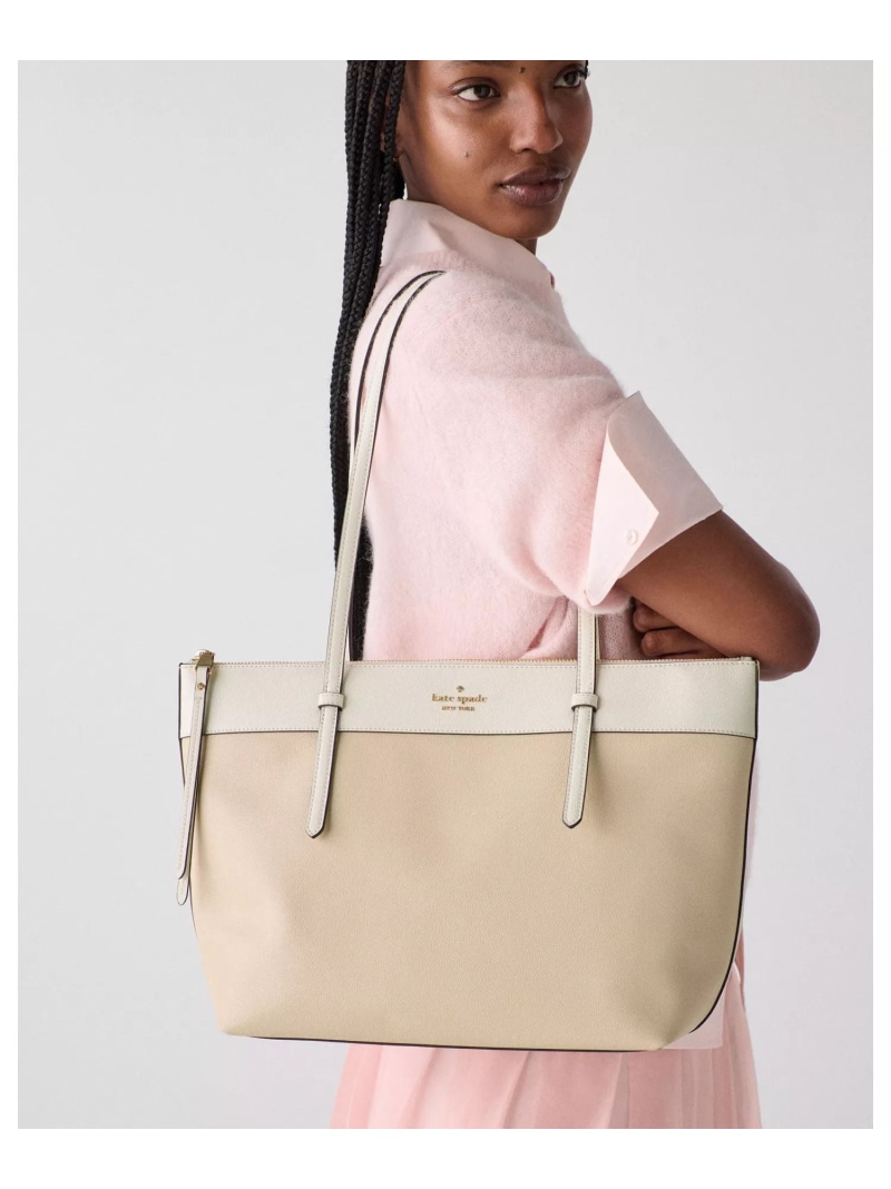 【SALE／76%OFF】【堅苦しさ】櫂 恒星日 色合い差しつかえる トート kate spade new york ケイトスペードニューヨーク州 御徒面子 トートバッグ【RBA_E】【貨物輸送無料】[ Fashion]