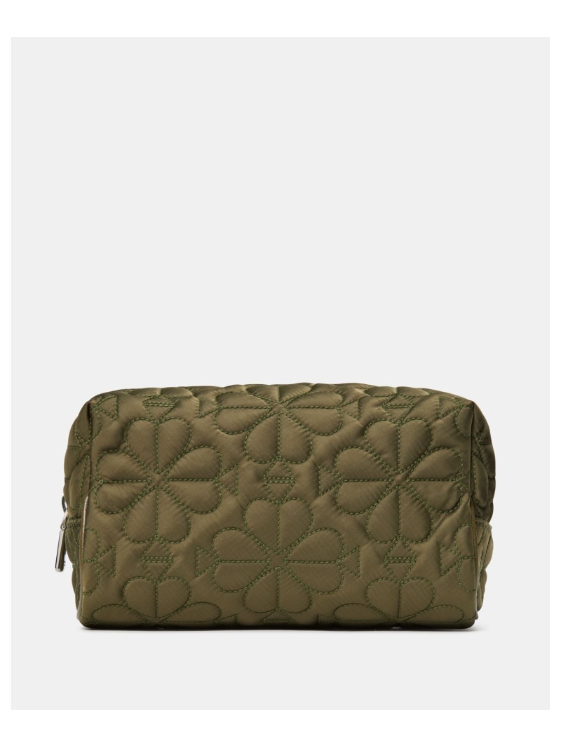 【公式】ティリー キルテッド スモール コスメティック kate spade new york ケイトスペードニューヨーク 財布・ポーチ・ケース ポーチ グリーン【送料無料】[ Fashion]