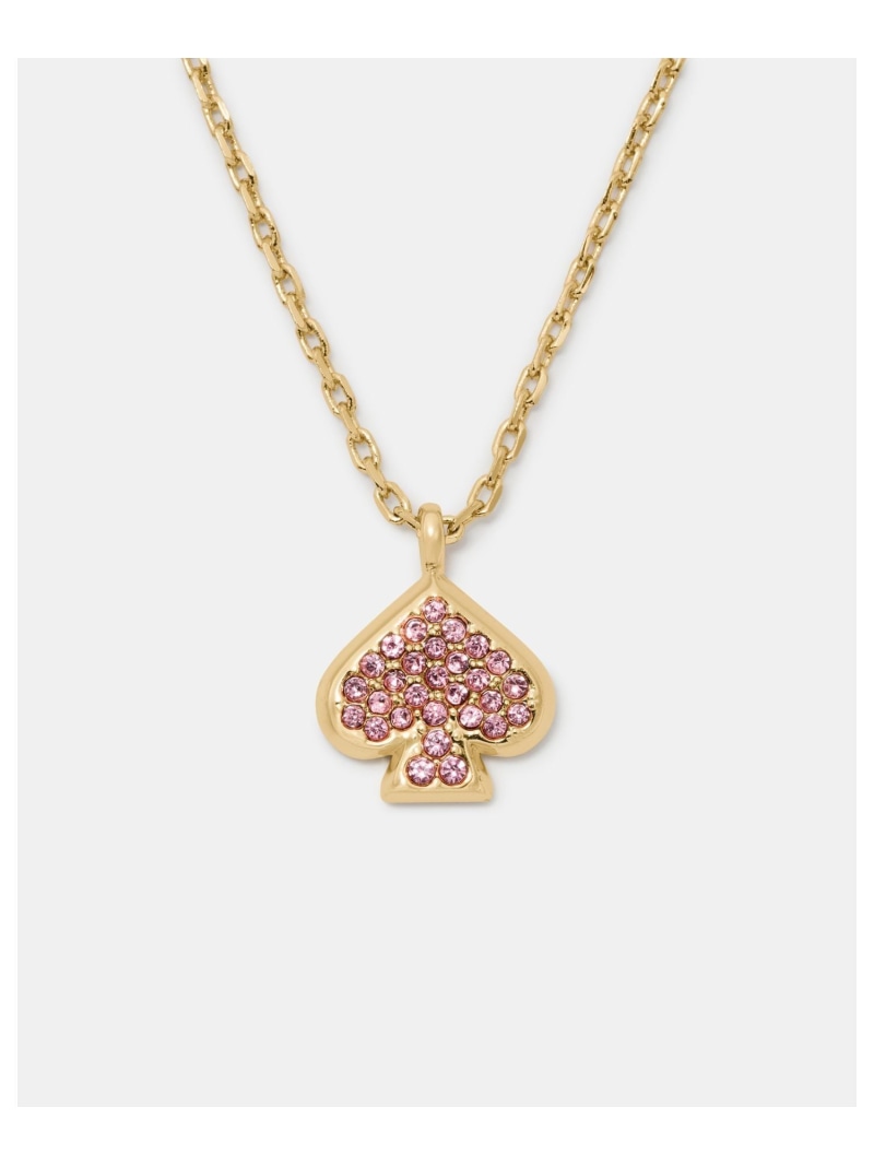 【SALE／60%OFF】【公式】エブリデイ スペード パヴェ ミニ ペンダント kate spade new york ケイトスペードニューヨーク アクセサリー・腕時計 ネックレス ピンク【RBA_E】【送料無料】[ Fashion]