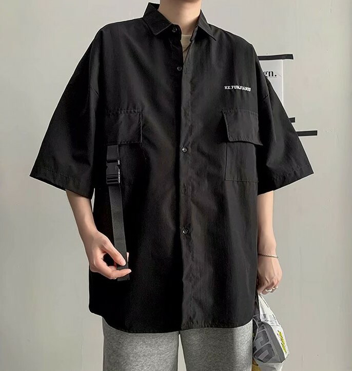 【楽天市場】ロゴ ベルト シャツ 半袖 五分袖 トップス カットソー 