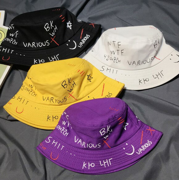 楽天市場】フリンジ バケットハット 黒 ブラック 無地 シンプル 帽子