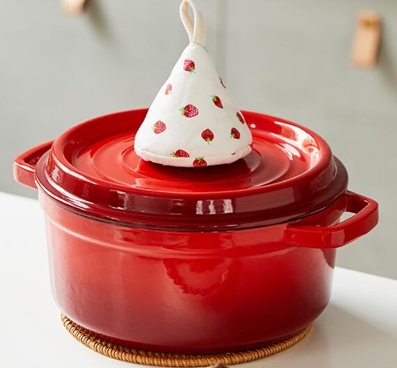 楽天市場】花柄 鍋敷き 2サイズ×4色 鍋つかみ 厚手 フラワー 韓国 北欧