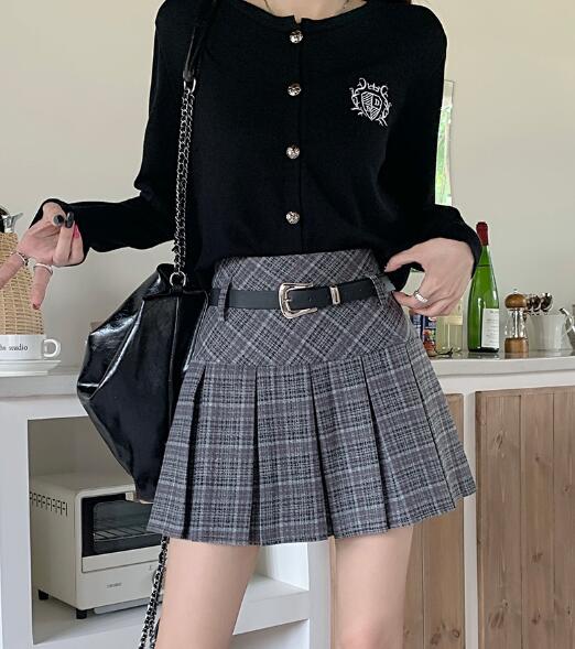 楽天市場】レディース ローライズ チェック柄 ミニ スカート