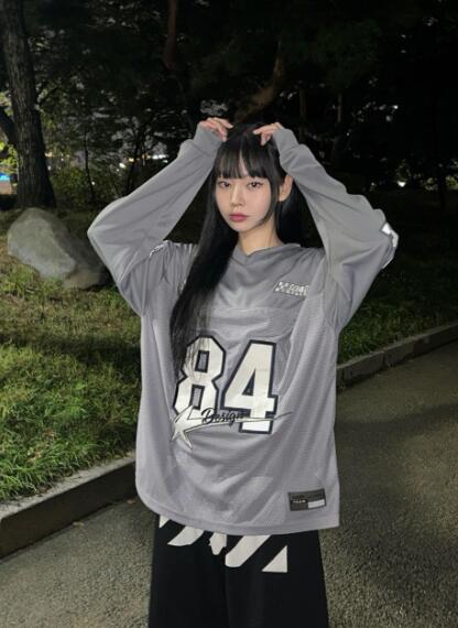 韓国 ベースボールユニフォーム風ブルゾン かわいい キレイ 楽天市場】ユニフォーム風 ストライプ メッシュ ロゴ ナンバー
