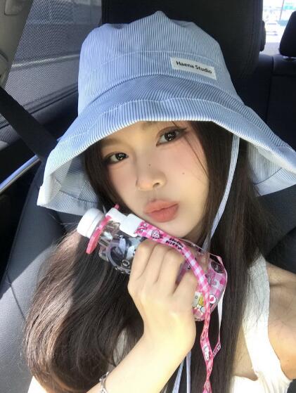 楽天市場】フリンジ バケットハット 黒 ブラック 無地 シンプル 帽子