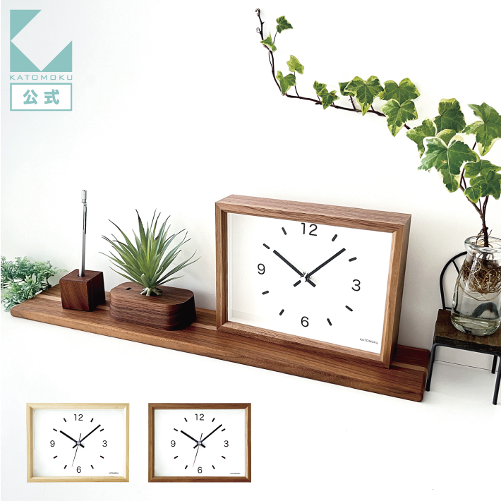 楽天市場】北欧風デザイン さんかく屋根のおうち時計 静音 家 置き時計