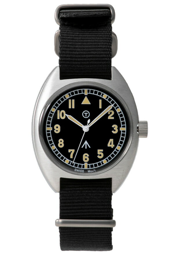 N.W.C NABAL WATCH COMPANY ナバル・ウォッチ・カンパニー W10 クォーツ腕時計 復刻ミリタリーウォッチ イギリス空軍 ブロードアロー オマージュ ビンテージデザイン NWC