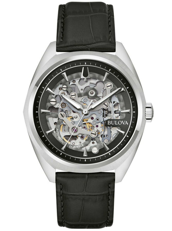 BULOVA ブローバ Classic クラシック サーベイヤー スケルトン自動巻き腕時計 メンズウォッチ 正規代理店商品