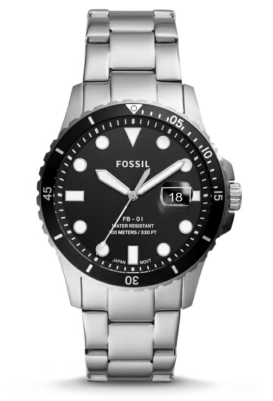 楽天市場】FOSSIL フォッシル FB-01 ライトブルーベゼル
