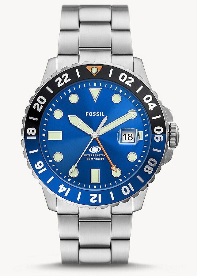 楽天市場】FOSSIL フォッシル エメラルドグリーンGMT クォーツ