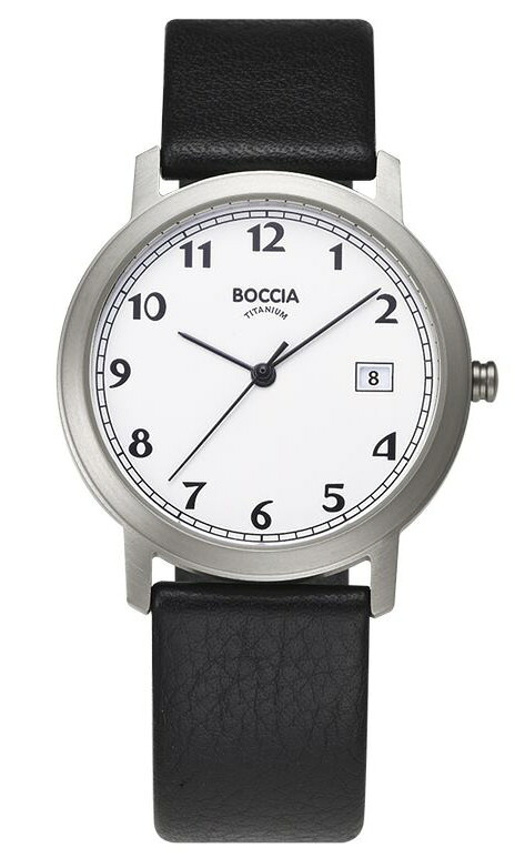 34ミリ BOCCIA ボッチア チタニウム Basic Collection クォーツ腕時計 メンズウォッチ ボーイズサイズ 正規代理店商品 受験用時計 合格｜加坪屋（かつぼや）