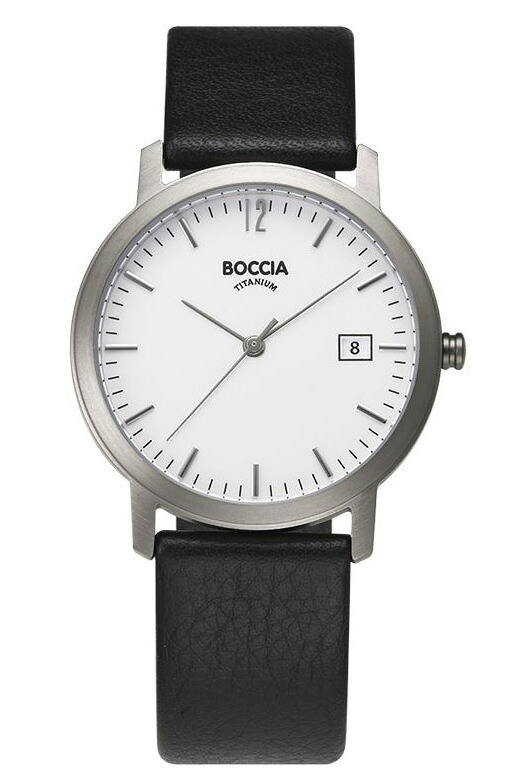 34ミリ BOCCIA ボッチア チタニウム Basic Collection クォーツ腕時計 メンズウォッチ ボーイズサイズ 正規代理店商品 受験用腕時計 合格|加坪屋(かつぼや)