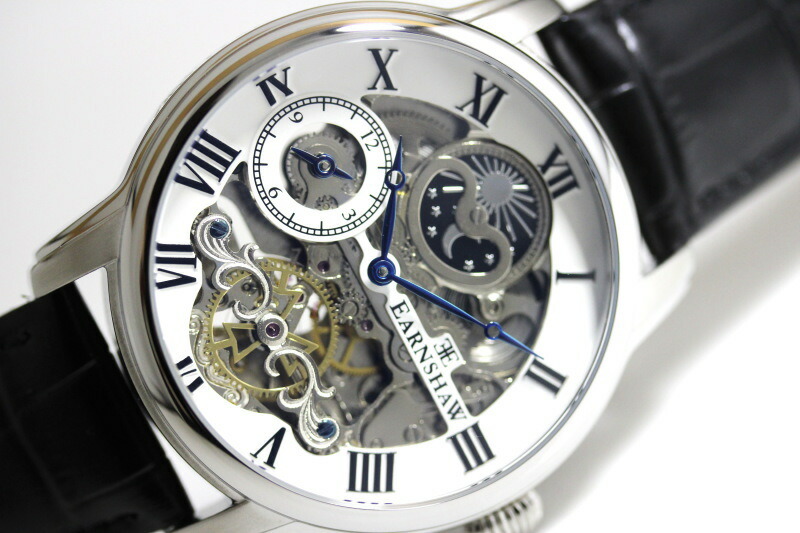 動作品 EARNSHAW アーンショウ 自動巻き腕時計 スケルトン 8006 楽天市場】EARNSHAW アーンショウ 腕時計 メンズ 自動巻き スケルトン