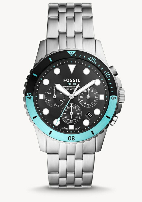 値下げFOSSIL 腕時計 GRANT クロノグラフ ステンレススチールウォッチ GRANT クロノグラフ ステンレススチールウォッチ - FS4736 - Fossil