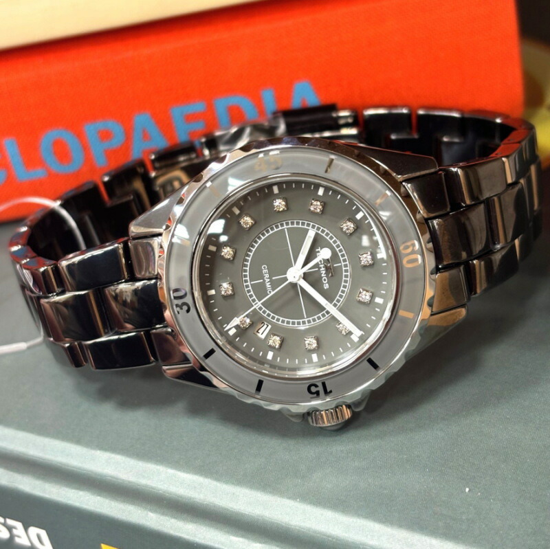 楽天市場】TECHNOS テクノス 10気圧防水 セラミックベゼル・マリーン