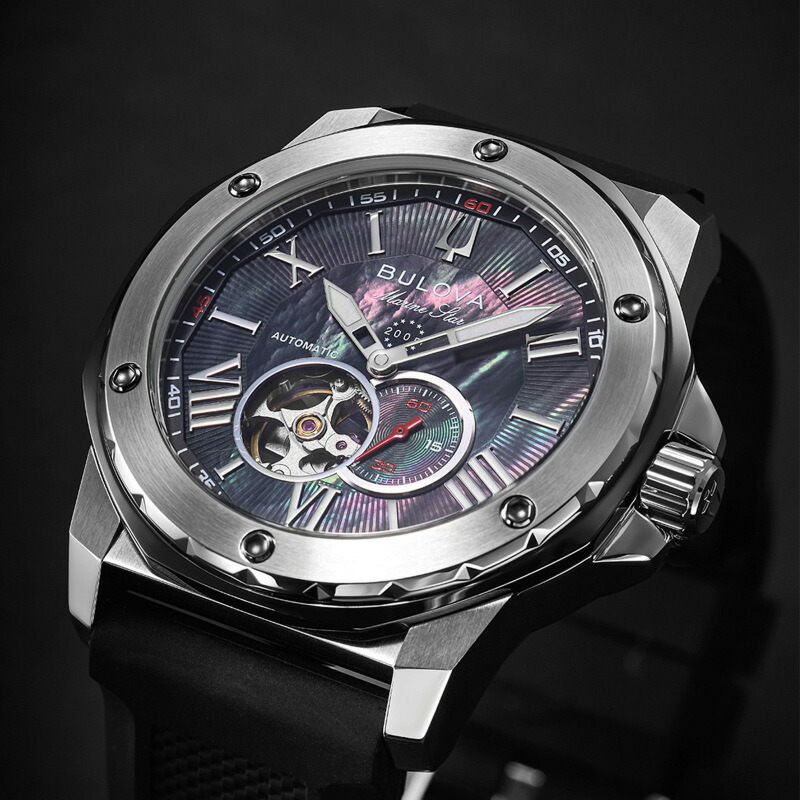 楽天市場】BULOVA ブローバ Marine Star マリンスター 200m防水セミ