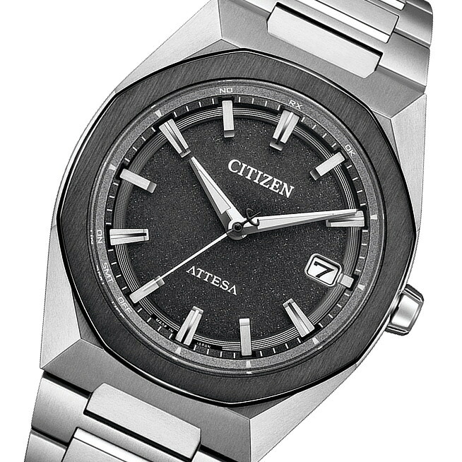 エコドライブ＆電波時計搭載！CITIZEN シチズン ATTESA アテッサ 腕時計メンズウォッチ 光発電 ソーラー電波時計 チタン 10気圧防水 就職 新入学 御祝 99,000円｜加坪屋（かつぼや）