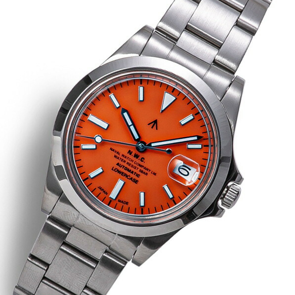 N.W.C NABAL WATCH COMPANY ナバル・ウォッチ・カンパニー × LOWERCASE ロウアケース 自動巻き腕時計 ローアケース 39ミリ NWC