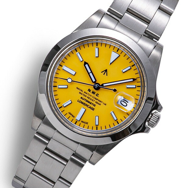 N.W.C NABAL WATCH COMPANY ナバル・ウォッチ・カンパニー × LOWERCASE ロウアケース 自動巻き腕時計 ローアケース 39ミリ NWC