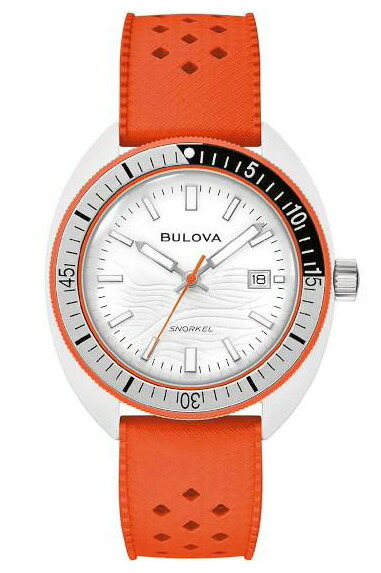 BULOVA ブローバ Snorkel スノーケル Oceanographer オ－シャノグラファー セラミックケース 10気圧防水 クォーツ腕時計 カクレクマノミ メンズウォチ 男性用腕時計