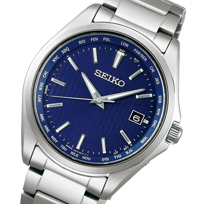見やすい！ソーラー電波搭載！SEIKO セイコー チタン ソーラー電波腕時計 10気圧防水 68,200円 セイコーセレクション 68,200円