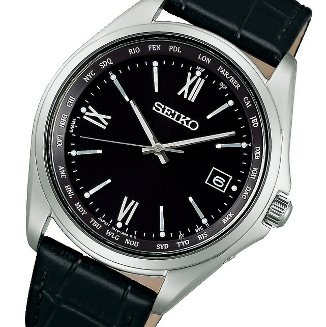 見やすい！ソーラー電波搭載！SEIKO セイコー チタン ソーラー電波腕時計 10気圧防水 68,200円 セイコーセレクション
