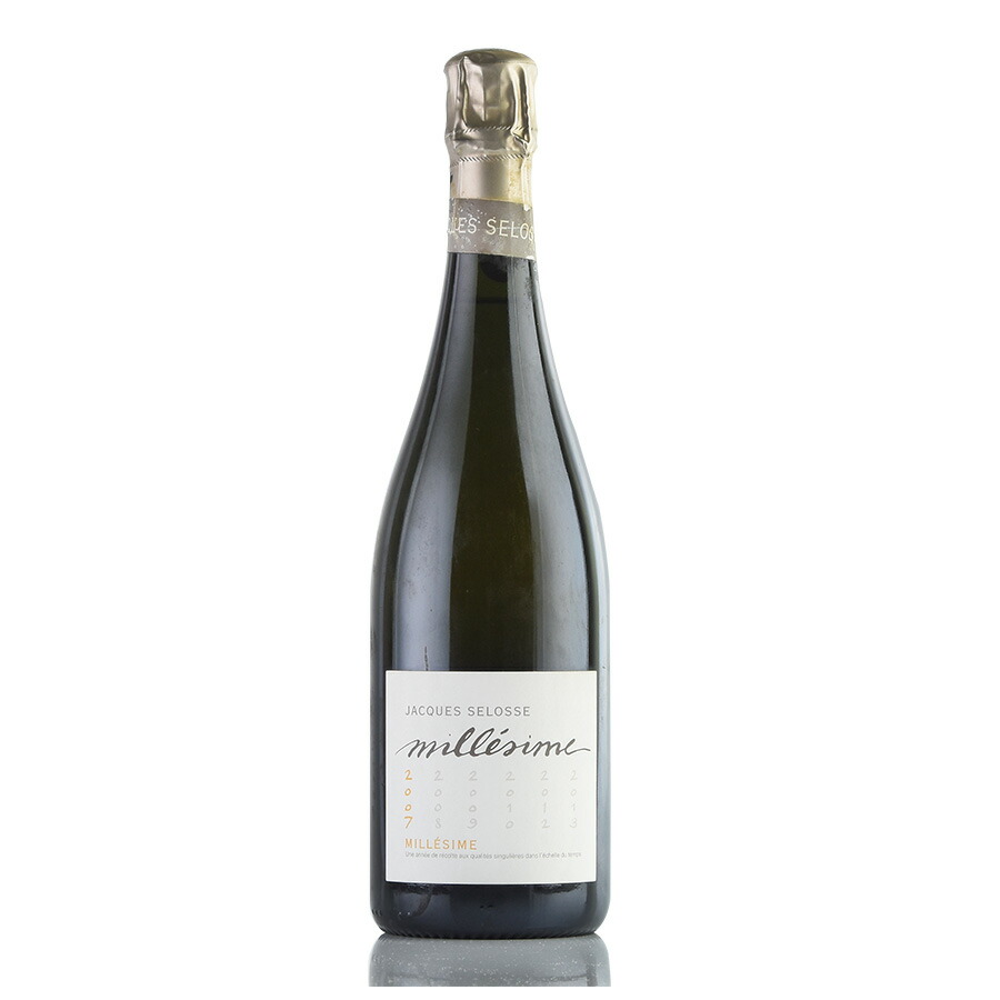 【最大2千円OFFクーポン】ジャック セロス ミレジム 2007 ジャックセロス Jacques Selosse Millesime フランス シャンパン シャンパーニュ