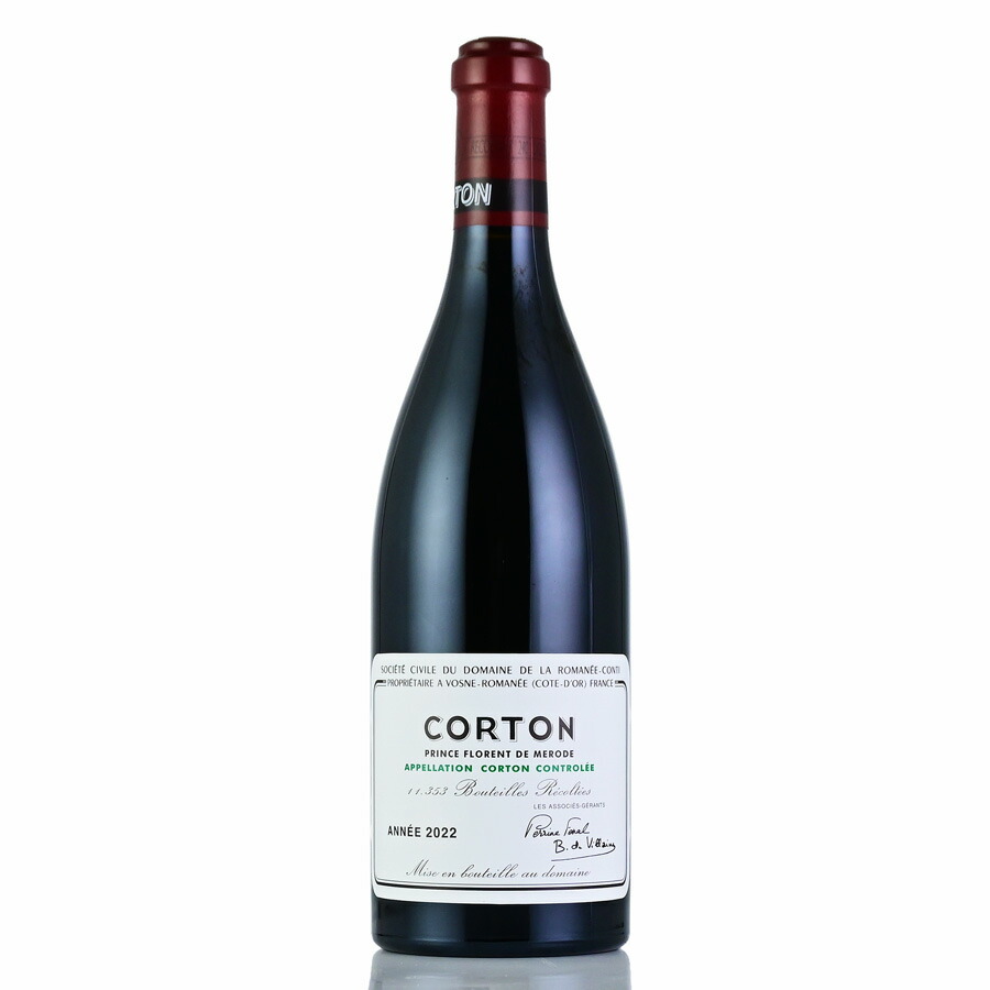 【最大5千円OFFクーポン】ロマネコンティ コルトン 2022 正規品 ドメーヌ ド ラ ロマネ コンティ DRC Corton フランス ブルゴーニュ 赤ワイン|KATSUDA 勝田商店 銘醸ワイン専門