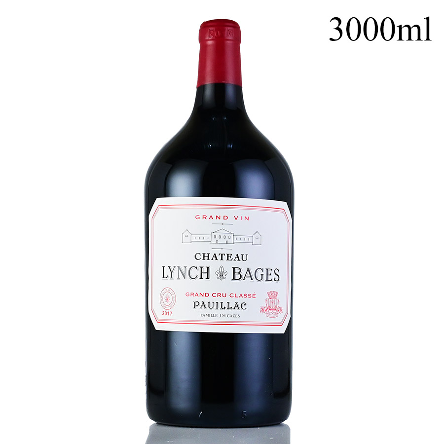 【最大5千円OFFクーポン】シャトー ランシュ バージュ 2017 ダブルマグナム 3000ml Chateau Lynch Bages フランス ボルドー 赤ワイン|KATSUDA 勝田商店 銘醸ワイン専門