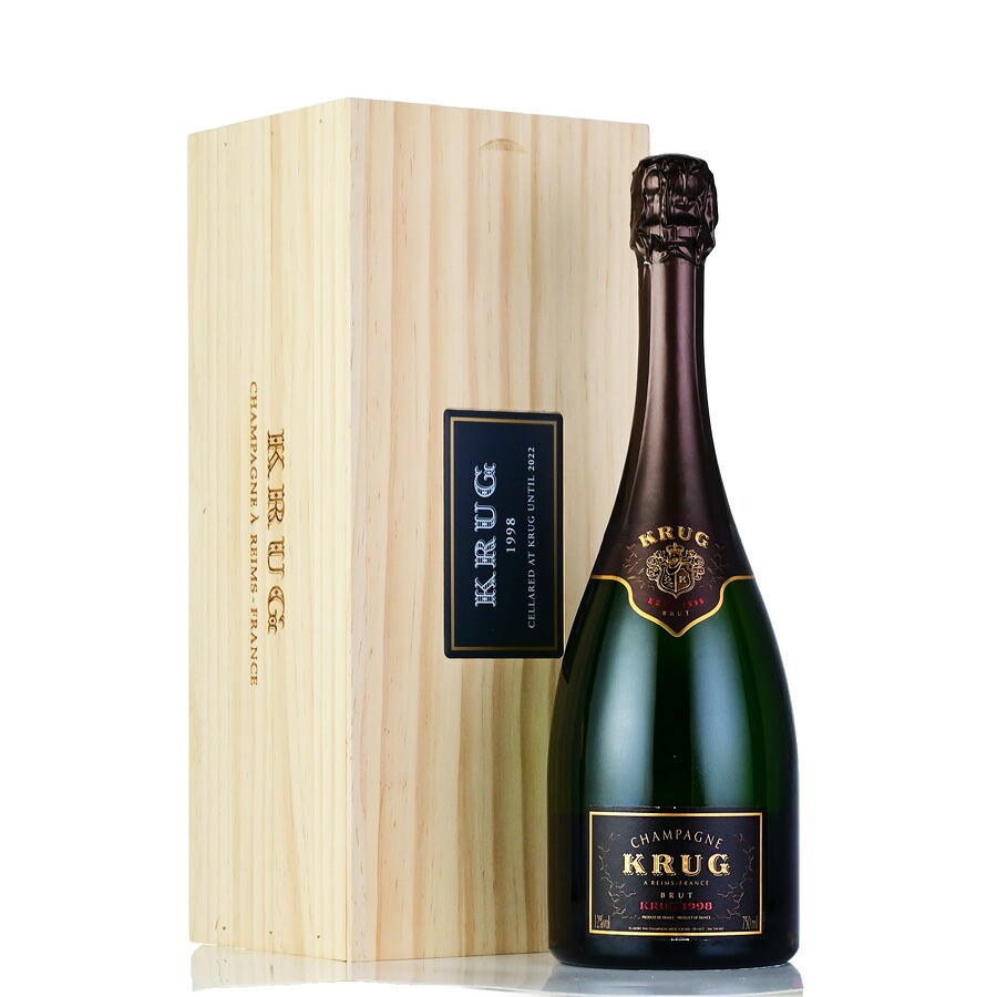 【最大5千円OFFクーポン】クリュッグ ヴィンテージ 1998 木箱入り Krug Vintage フランス シャンパン シャンパーニュ｜KATSUDA 勝田商店 銘醸ワイン専門