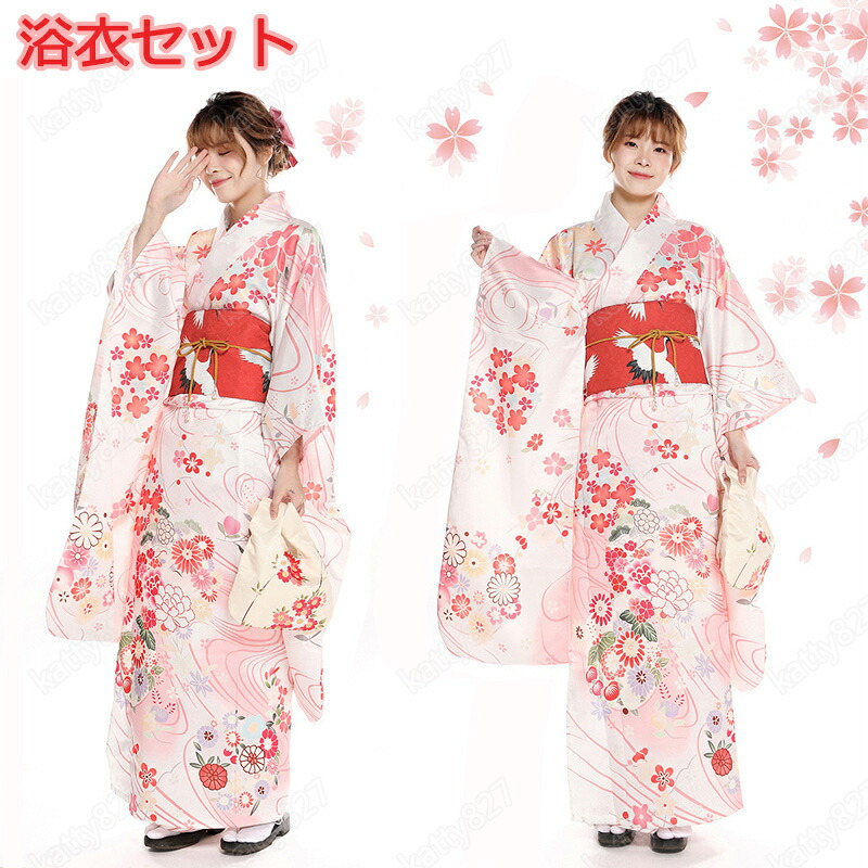 【新入荷】浴衣 浴衣セット 浴衣 レディース 160cm コーディネート おまかせ 女性 ゆかた ユカタ 兵児帯 着物 婦人 浴衣 可愛い おしゃれ 優しい ピンク 花 撮影 夏祭り 花火大会 夕涼み 納涼祭り 盆踊り お祭り cosplay 20代 30代 40代 送料無料