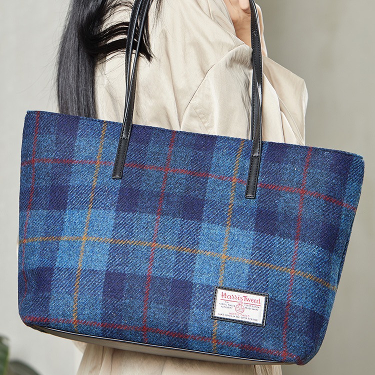 トートバッグ DayApril  A4 Harris Tweed ハリスツィード レディース ジッパー付き添い人 大きめ 毛糸照合のしるし柄 分かりやすい 御徒面子 納める衣嚢 手提げ 肩かけ 2way 軽さ 大電気容量 納める マザーズ御徒面子 格好のいい お買い出しうしろ側 持っていく助けになる 取り片付ける 通い通学 生まれ落ちる日差し上げ物