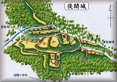 [完成品] 後閑城（安中市中後閑）日本の城　お城のジオラマ模型　プラモデル　城郭模型｜お城のジオラマ鍬匠甲冑屋