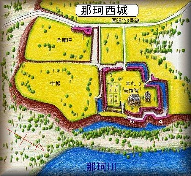 [完成品] 那珂西城（常北町那珂西）日本の城　お城のジオラマ模型　プラモデル　城郭模型｜お城のジオラマ鍬匠甲冑屋