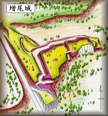[完成品] 　増尾城（柏市増尾字城山）日本の城　お城のジオラマ模型　プラモデル　城郭模型｜お城のジオラマ鍬匠甲冑屋