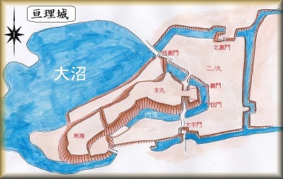 [完成品] 　亘理城（亘理町旧館）日本の城　お城のジオラマ模型　プラモデル　城郭模型｜お城のジオラマ鍬匠甲冑屋